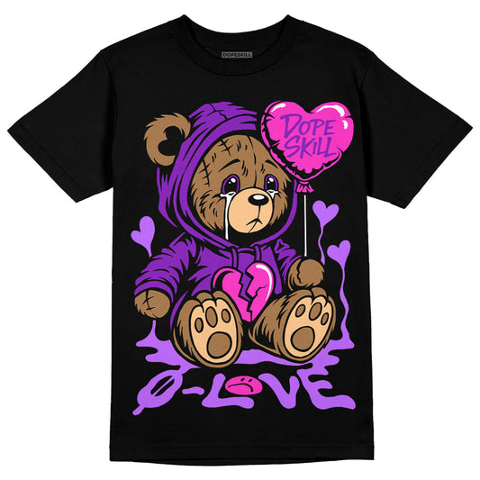 PURPLE Collection DopeSkill T-Shirt Broken Bear Graphic