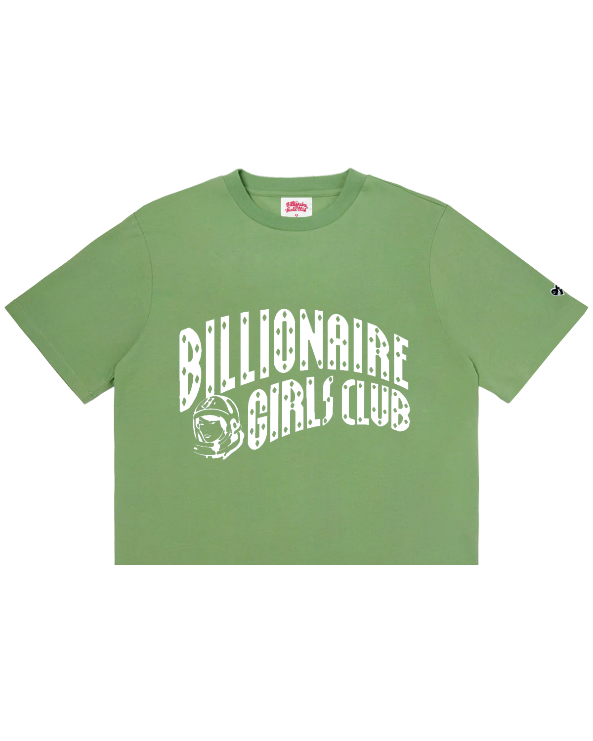 Womens Classic Curve Logo Cropped Tee Style002