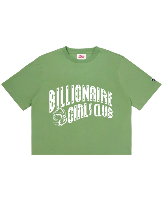 Womens Classic Curve Logo Cropped Tee Style002