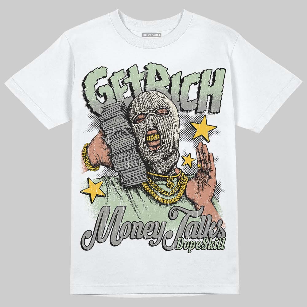 Seafoam 4s 2025 DopeSkill T-Shirt Get Rich Graphic