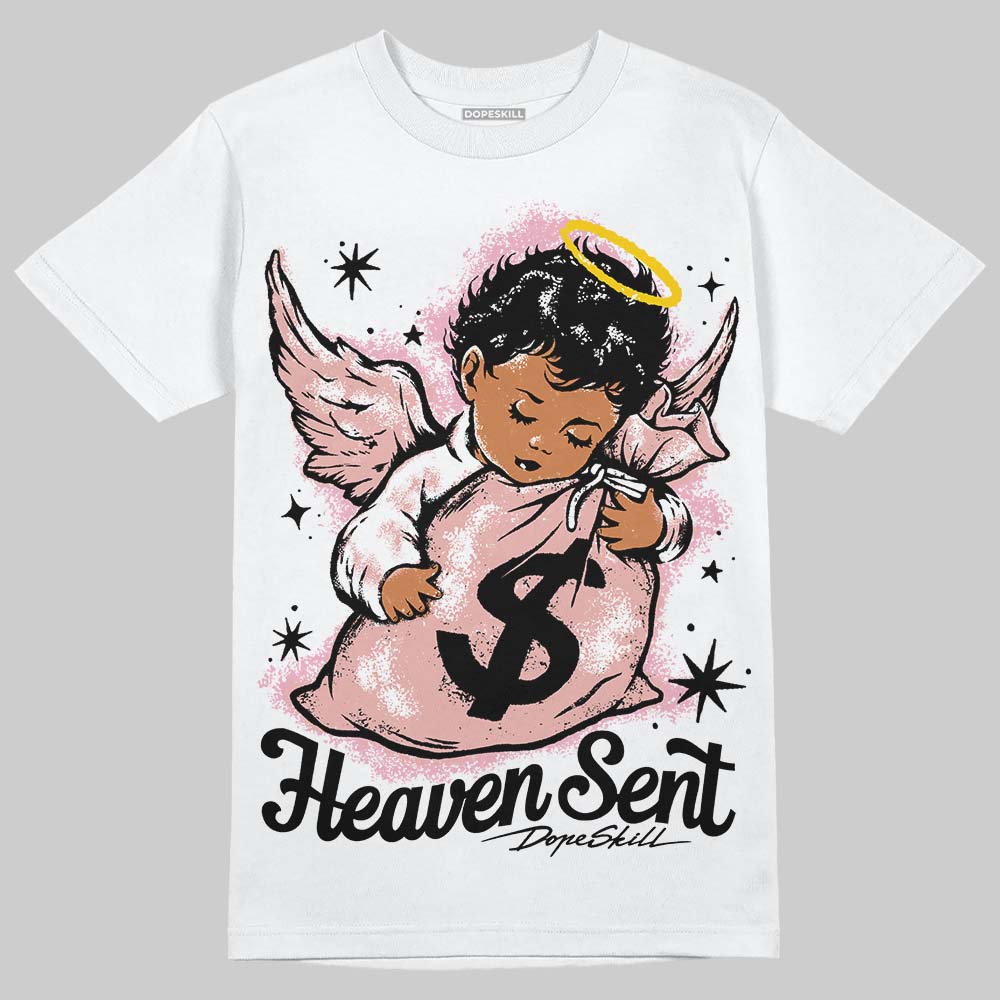 Rust Pink 1s 2025 DopeSkill T-Shirt Heaven Sent Graphic
