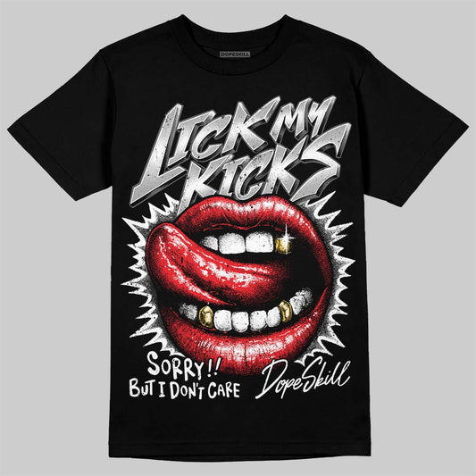 White Thunder 4s DopeSkill T-Shirt Lick My Kicks Graphic