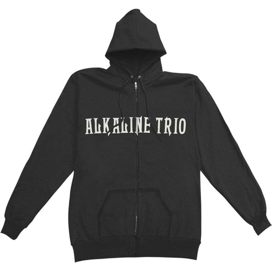 Classic Heartskull Zip Up Zippered Hooded Sweatshirt