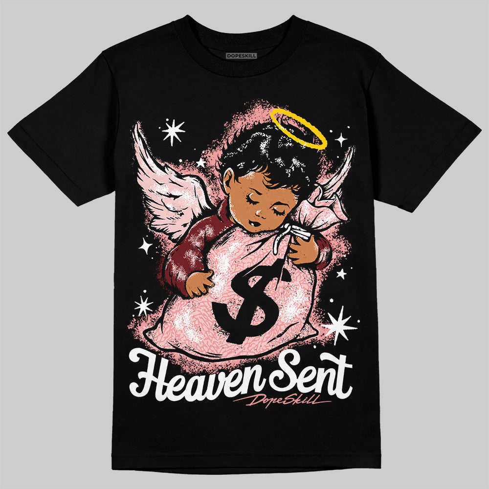 VALENTINE'S Day 3s DopeSkill T-Shirt Heaven Sent Graphic