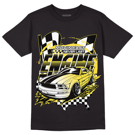 Yellow Snakeskin 11s DopeSkill T-Shirt ENGINE Tshirt Graphic