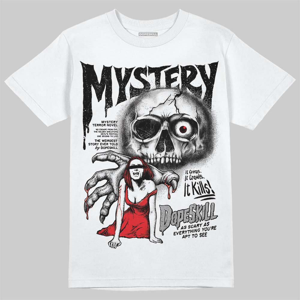 White Thunder 4s DopeSkill T-Shirt Mystery Ghostly Grasp Graphic
