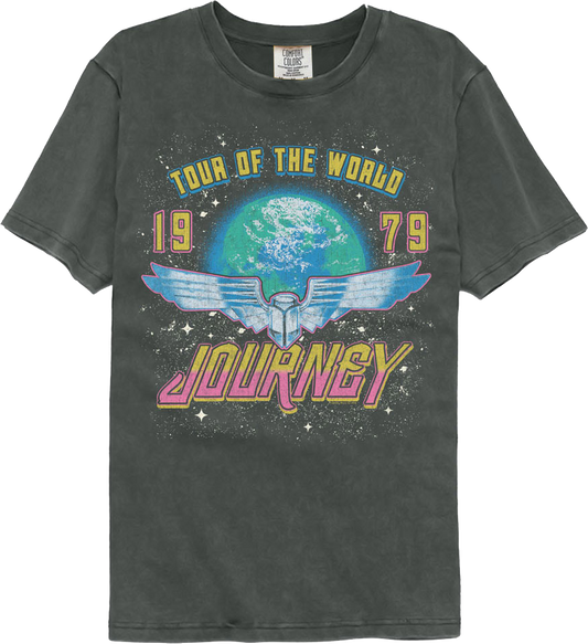 1979 Tour Of The World Journey Comfort Colors Brand T-Shirt