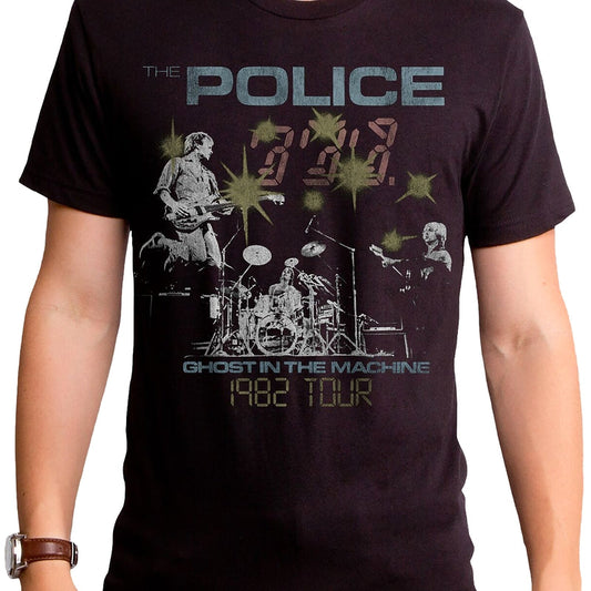 1982 Tour The Police T-Shirt Style001