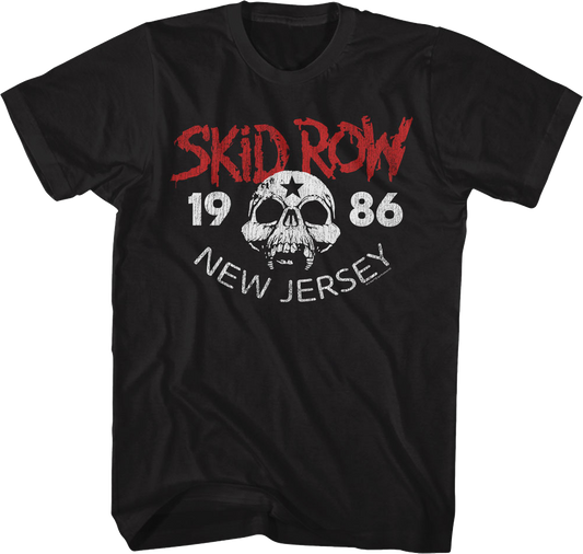 1986 Skull Skid Row T-Shirt