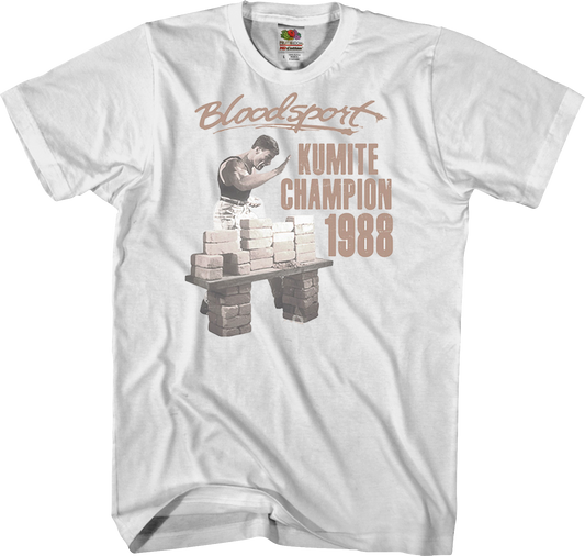 1988 Kumite Champion Bloodsport T-Shirt