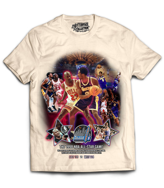 1998 All Star Tribute Vintage Shirt: Front/Back (White)