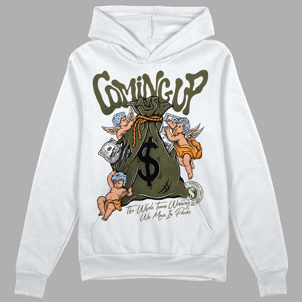 Olive 5s DopeSkill Hoodie Sweatshirt Money Bag Coming Up Graphic