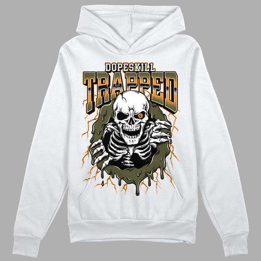 Olive 5s DopeSkill Hoodie Sweatshirt Trapped Halloween Graphic