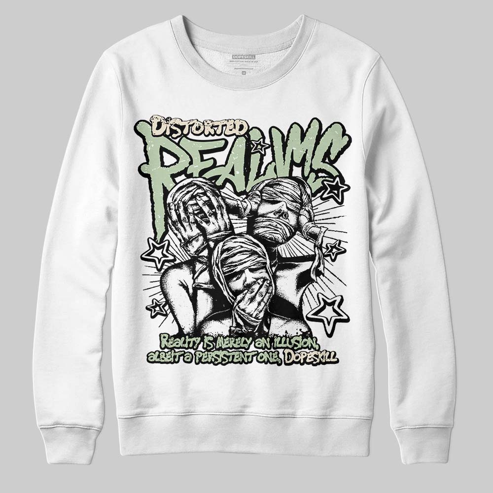 Seafoam 4s 2025 DopeSkill Sweatshirt Distorted Realms Graphic