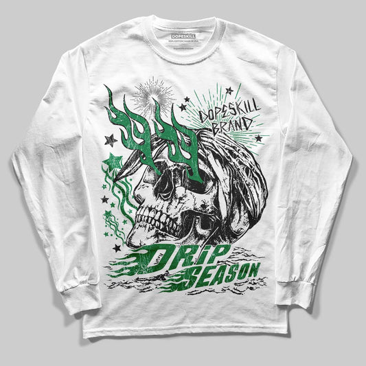 Green Collection DopeSkill Long Sleeve T-Shirt Drip Season Graphic