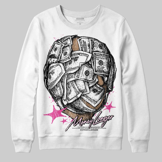 Pink Collection DopeSkill Sweatshirt Money Longer Graphic