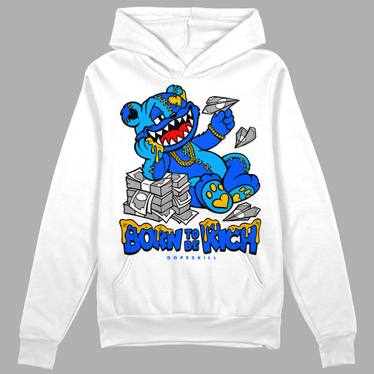 Royal Blue Collection DopeSkill Hoodie Sweatshirt Born To Be Rich Graphic
