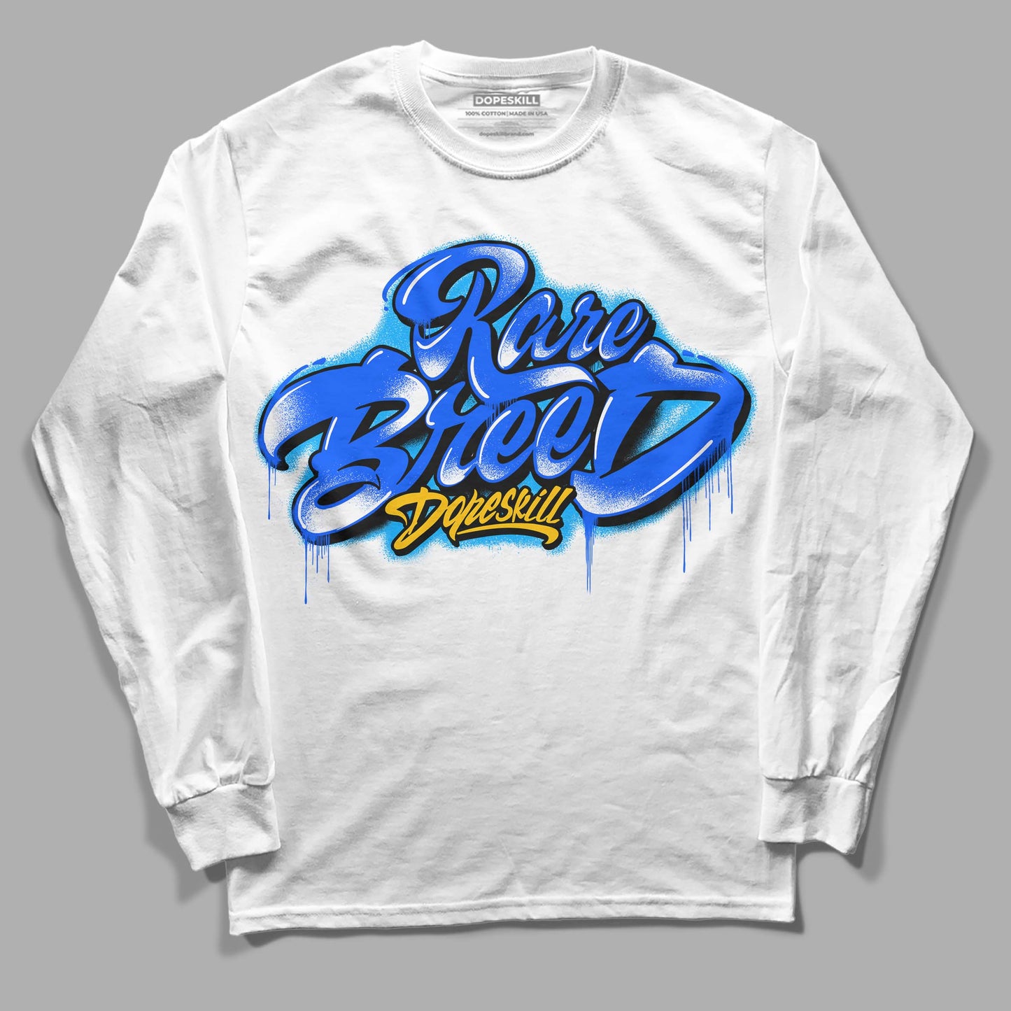 Royal Blue Collection DopeSkill Long Sleeve T-Shirt Rare Breed Type Graphic