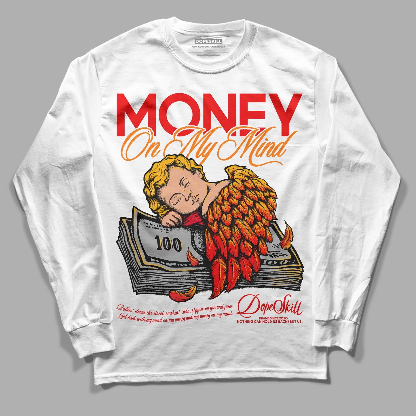 Red Collection DopeSkill Long Sleeve T-Shirt MOMM Graphic