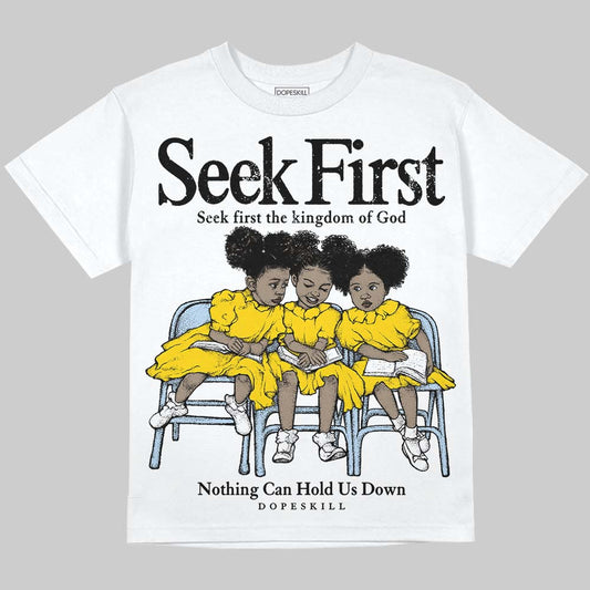 Yellow Ochre 6s DopeSkill Oversize Print T-Shirt New Seek First Graphic