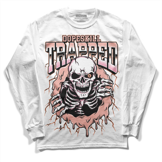 Legend Pink 11s DopeSkill Long Sleeve T-Shirt Trapped Halloween Graphic