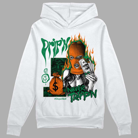 Green Collection DopeSkill Hoodie Sweatshirt Drip'n Never Tripp'n Graphic