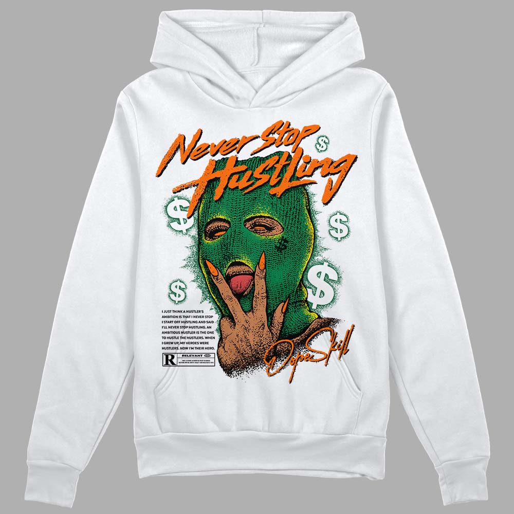Green Collection DopeSkill Hoodie Sweatshirt Never Stop Hustling Graphic