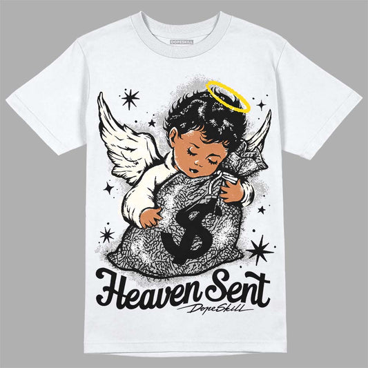 Off Noir 3s DopeSkill T-Shirt Heaven Sent Graphic