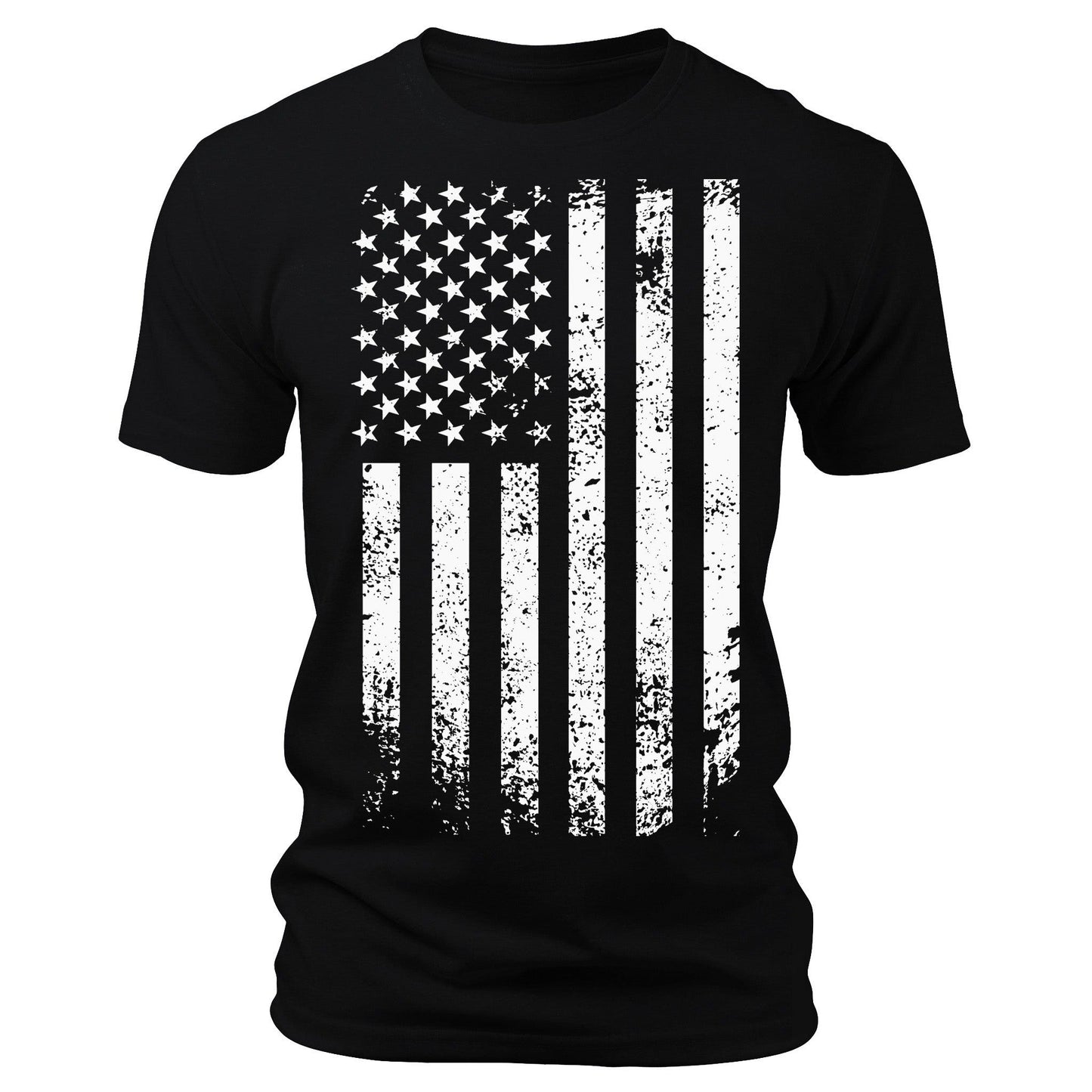 Men's Graphic T Shirts - Patriotic Short Sleeve Crewneck Shirts