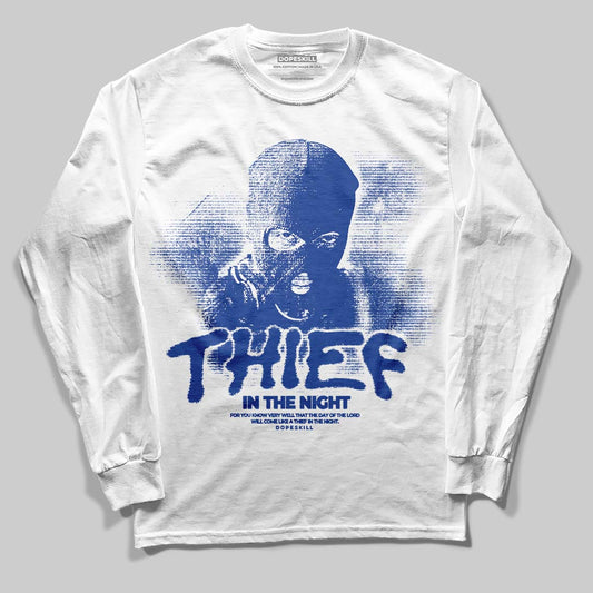 Royal Blue Collection DopeSkill Long Sleeve T-Shirt Thief In The Night Graphic