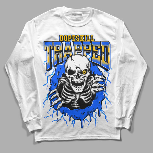 Royal Blue Collection DopeSkill Long Sleeve T-Shirt Trapped Halloween Graphic