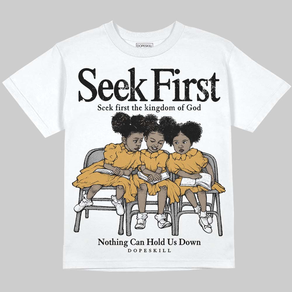 Gratitude 11s DopeSkill Oversize Print T-Shirt New Seek First Graphic