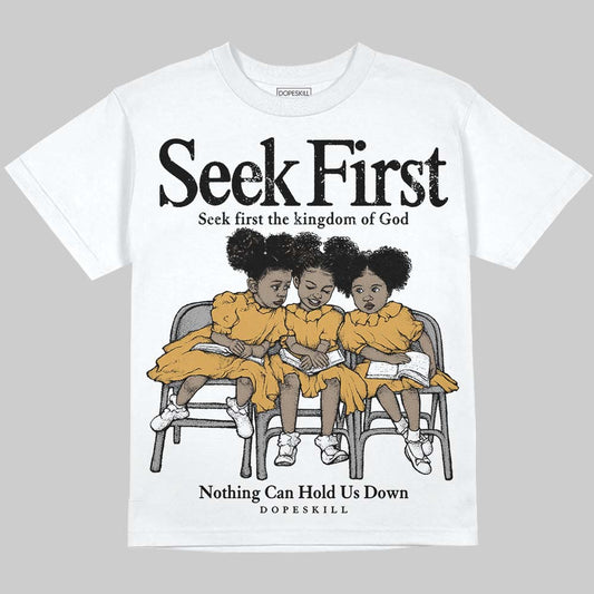 Gratitude 11s DopeSkill Oversize Print T-Shirt New Seek First Graphic
