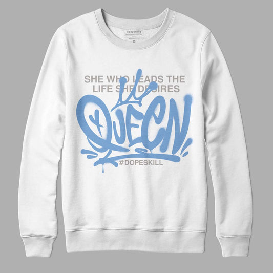 University Blue 5s DopeSkill Sweatshirt Queen Graphic