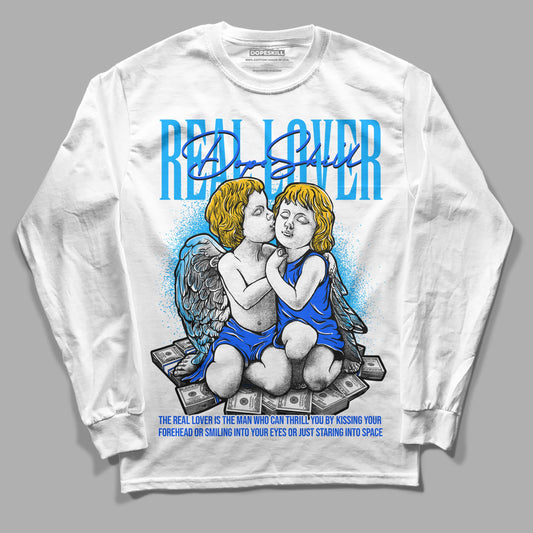 Royal Blue Collection DopeSkill Long Sleeve T-Shirt Real Lover Graphic