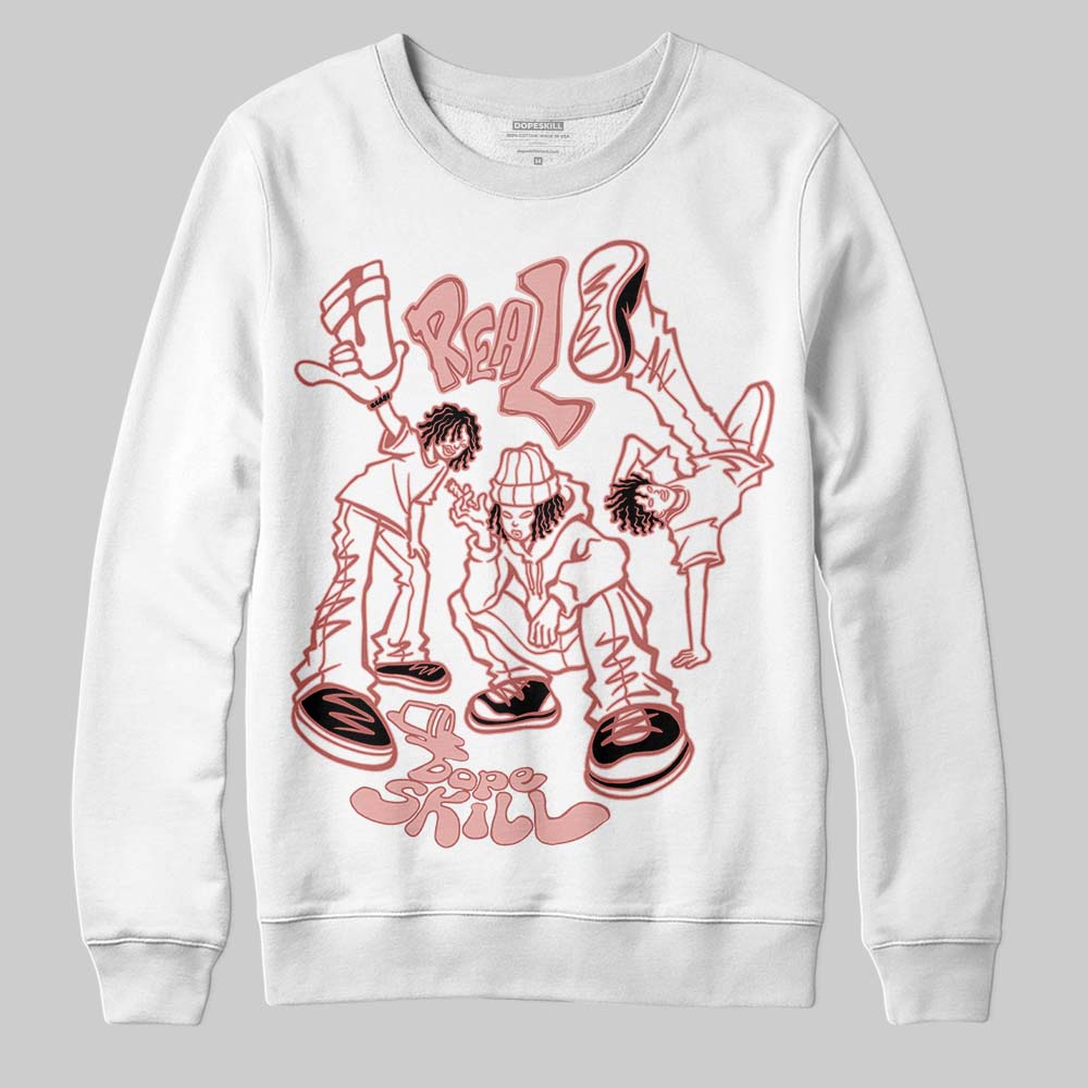 Rust Pink 1s 2025 DopeSkill Sweatshirt Real Y2K Players Graphic