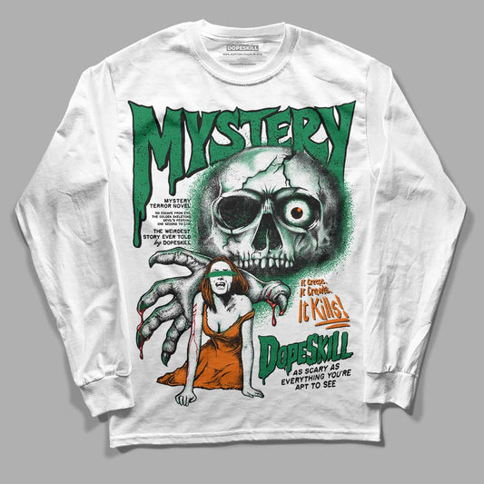 Green Collection DopeSkill Long Sleeve T-Shirt Mystery Ghostly Grasp Graphic