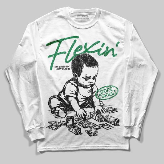 Green Collection DopeSkill Long Sleeve T-Shirt Flexin' Graphic