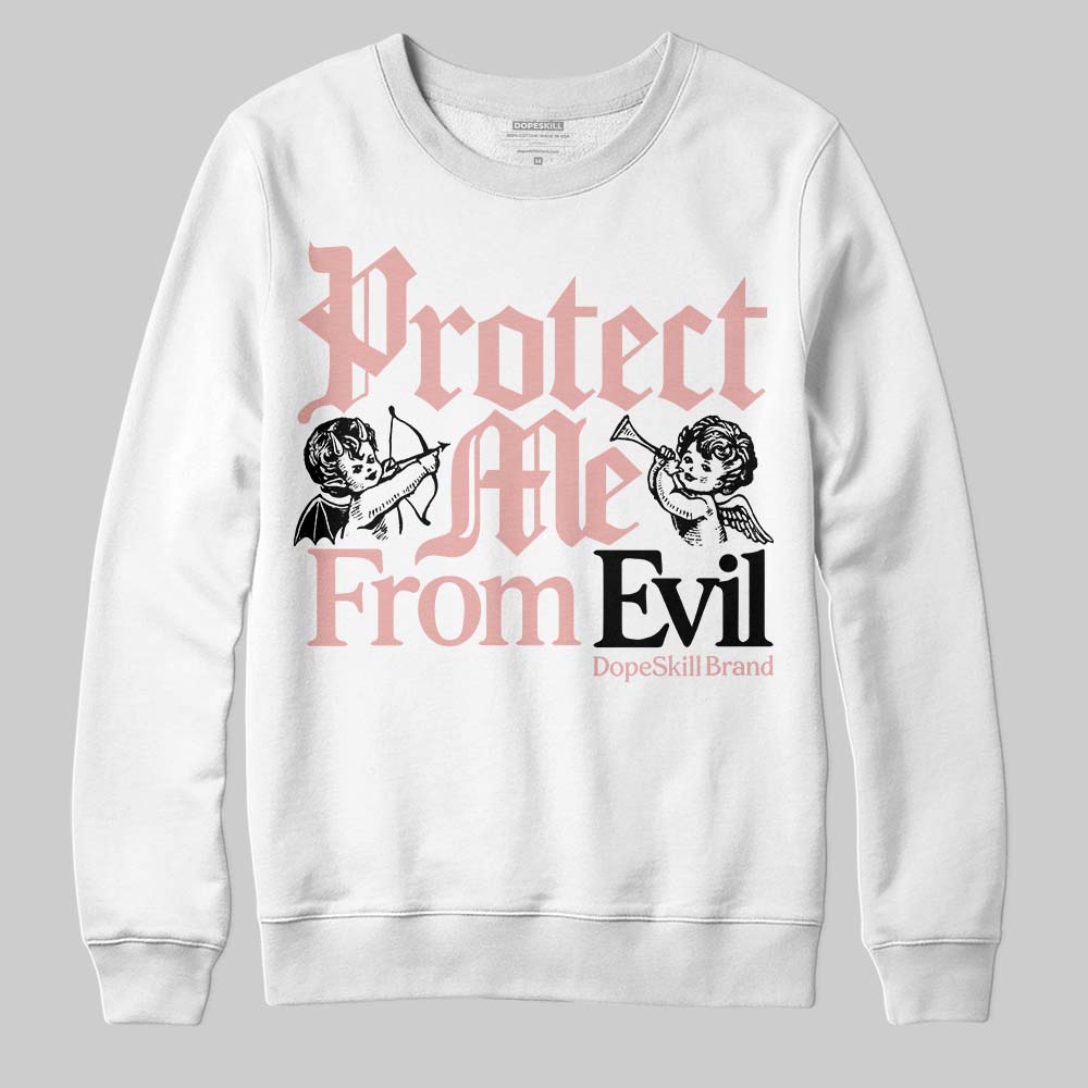 Rust Pink 1s 2025 DopeSkill Sweatshirt Protect Me From Evil Graphic