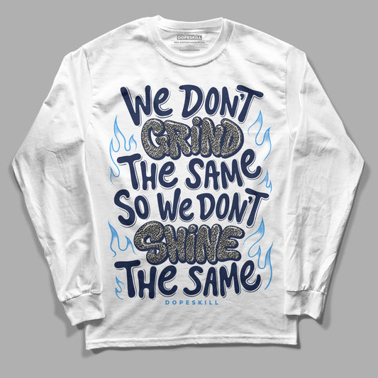 Midnight Navy 3s DopeSkill Long Sleeve T-Shirt Grind Shine Graphic