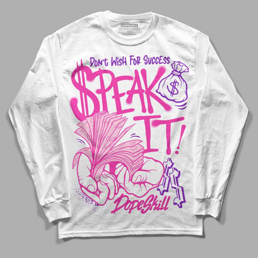 Pink Collection DopeSkill Long Sleeve T-Shirt Speak It Graphic