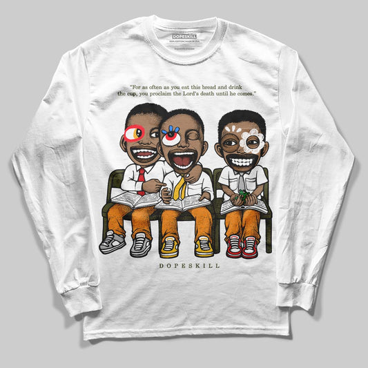 Olive 5s DopeSkill Long Sleeve T-Shirt First Sunday Graphic