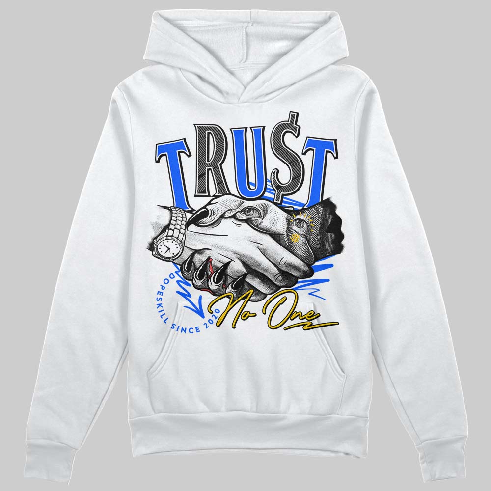 Royal Blue Collection DopeSkill Hoodie Sweatshirt Trust No One Graphic