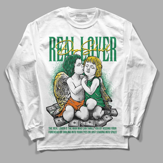 Green Collection DopeSkill Long Sleeve T-Shirt Real Lover Graphic