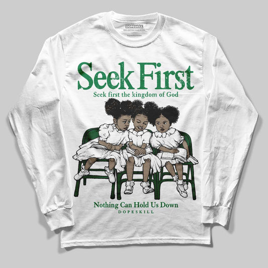 Green Collection DopeSkill Long Sleeve T-Shirt New Seek First Graphic