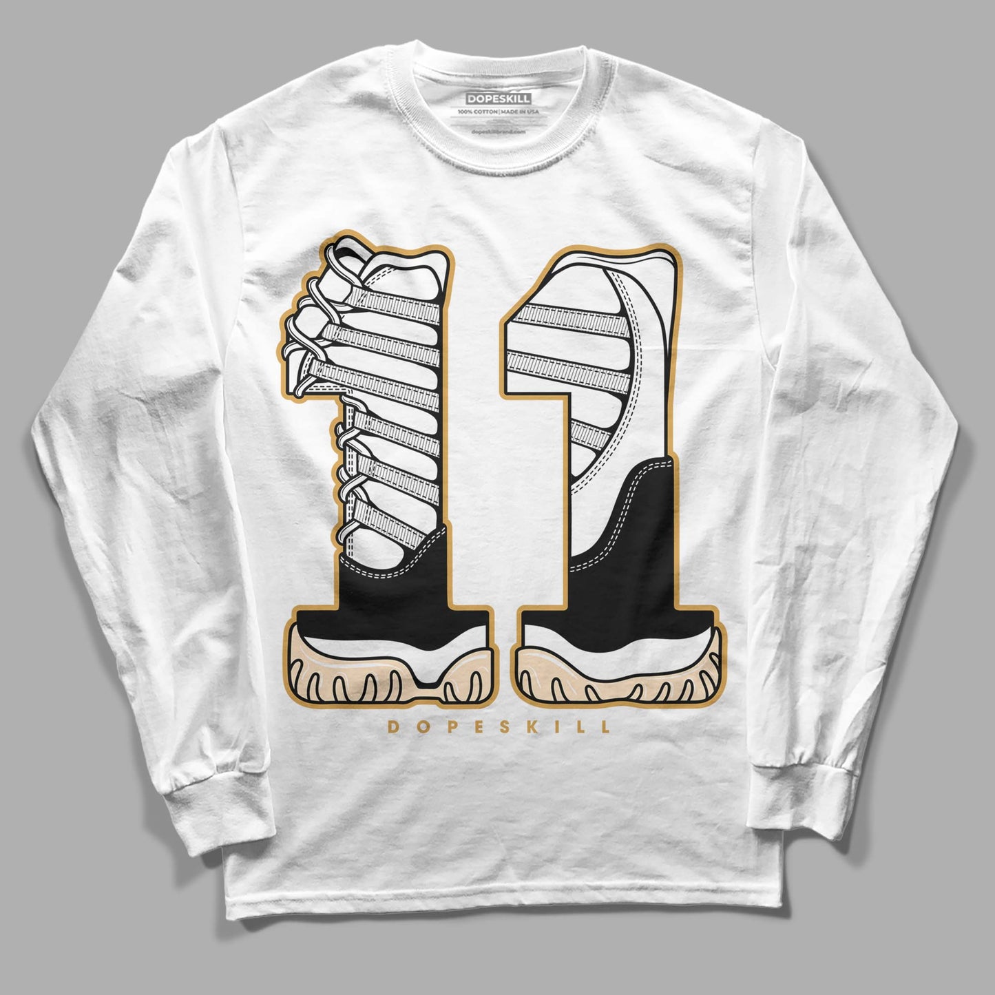 Gratitude 11s DopeSkill Long Sleeve T-Shirt No.11 Graphic