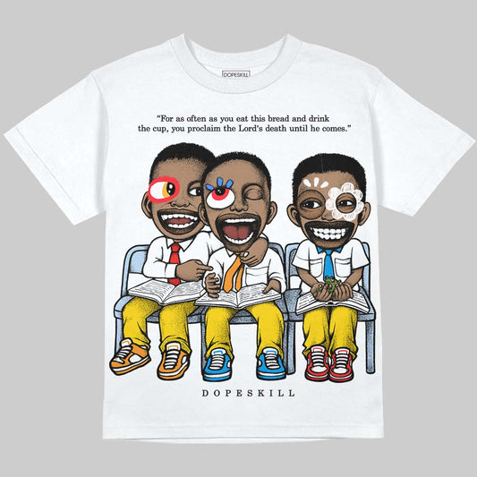 Yellow Ochre 6s DopeSkill Oversize Print T-Shirt First Sunday Graphic