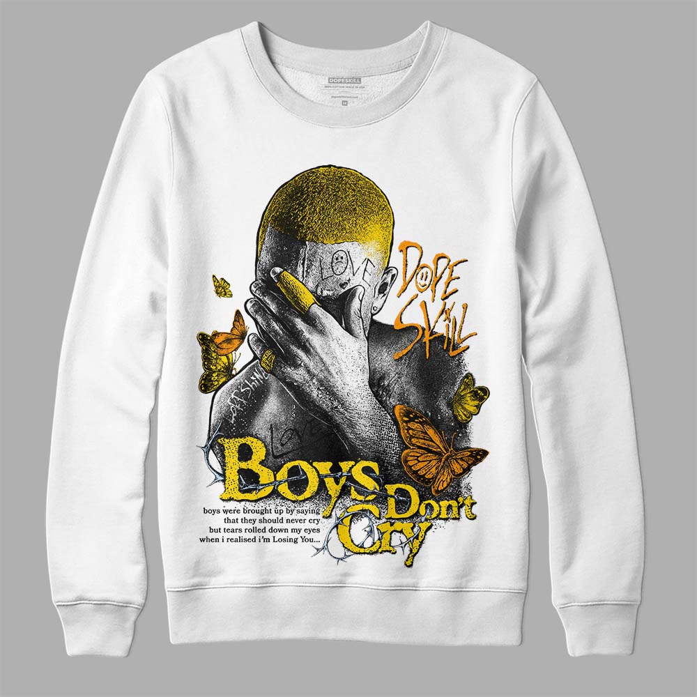 Yellow Ochre 6s DopeSkill Sweatshirt Boys Don't Cry Graphic