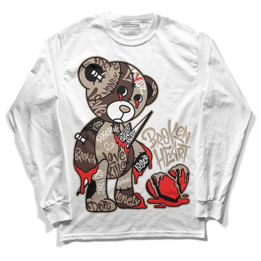 Latte 1s DopeSkill Long Sleeve T-Shirt Broken Heart Graphic