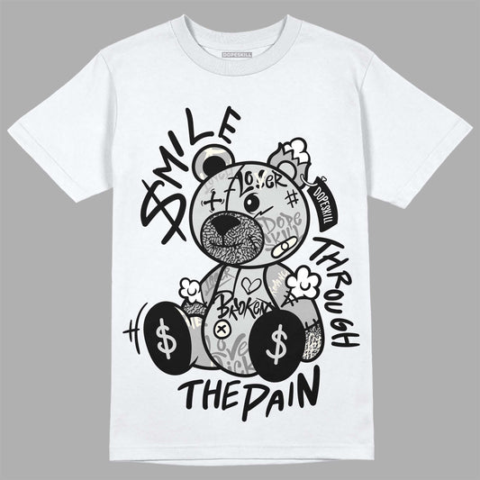 Off Noir 3s DopeSkill T-Shirt Smile Through The Pain Graphic